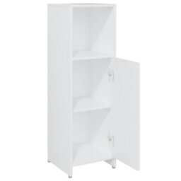 Berkfield Sturdy Bathroom Cabinet White 30X30X95 Cm Engineered Wood - thumbnail 5