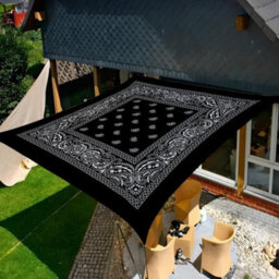 Black 1.8X1.8M Rectangular Shade Sail Waterproof Uv Resistant - thumbnail 3