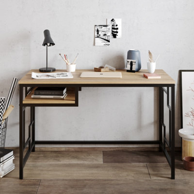 Decorotika Victory Study And Writing Desk Black & Walnut - image 1