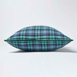 Homescapes Cotton Black Watch Tartan Cushion Cover, 60 X 60 Cm - thumbnail 3