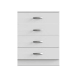 White Bedroom Furniture Chest Of Drawer - thumbnail 4