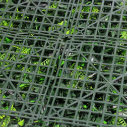 Pack Of 12 Best Artificial Ivy Fern Hedging 50Cm X 50Cm Mats (3 Square Metres) - thumbnail 2