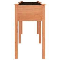 Berkfield Planter With Liner Brown 161X45X76 Cm Solid Wood Fir - thumbnail 5