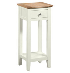 Hallowood Furniture Clifton Oak Painted Small Telephone Table - thumbnail 8