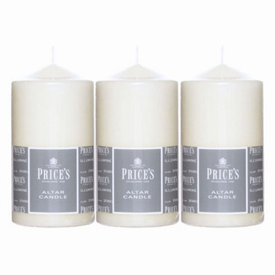 Price's Candles Prices Candles Altar Candle (150 X 80mm) X 3