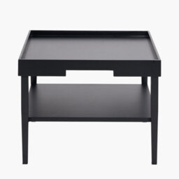 Pacific Lifestyle Marnie Black Wood Veneer Coffee Table - thumbnail 3