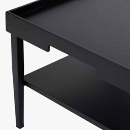 Pacific Lifestyle Marnie Black Wood Veneer Coffee Table - thumbnail 7