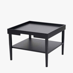 Pacific Lifestyle Marnie Black Wood Veneer Coffee Table - thumbnail 4