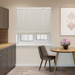 Furnished Aluminum Venetian Blinds - Silver 25mm Slats Trimmable Blinds For Windows And Doors (W)90Cm (L)150Cm - thumbnail 7