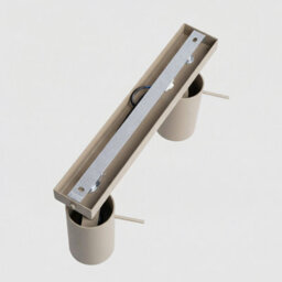 Luminosa Lighting Luminosa Ring Twin Ceiling Spotlight Taupe 2X Gu10 - thumbnail 4