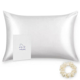 Alaska Bear 100% Mulberry Silk Pillowcase For Hair And Skin Health, Hypoallergenic, Standard Size 50 X 75 Cm Natural Pillow Case
