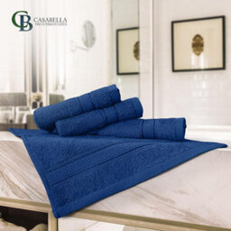Casabella 12 Pack Flannel Face Cloth - 100% Cotton Face Towels Soft & Absorbent Super Quality Washcloths - thumbnail 7