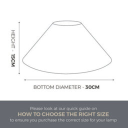 Pacific Lifestyle Harley 30Cm Slubby Hopsack Coolie Shade - thumbnail 5