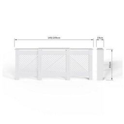 Gfw Kobe Chevron Adjustable Radiator Cover - thumbnail 9