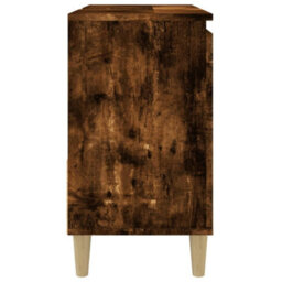 Berkfield Bathroom Cabinet Smoked Oak 65X33X60 Cm Engineered Wood - thumbnail 8