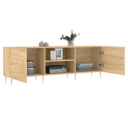 Berkfield Tv Cabinet Sonoma Oak 150X30X50 Cm Engineered Wood - thumbnail 4