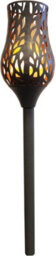 Netagon Luxform Lighting Battery Powered Charcoal Grey Metal Tulip Flame Candle Torch With Remote Control And Timer - thumbnail 5
