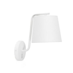 Luminosa Lighting Luminosa Berni 1 Light Indoor Wall Lamp White, E27 - thumbnail 2