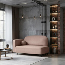 Solo Sofa Bed With Sleeping Function And Bedding Storage Foam Wavy Springs Wooden Metal Legs 162X93X97 Cm Beige Left - thumbnail 2