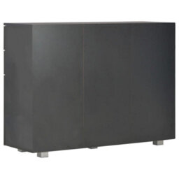 Berkfield Elegant Sideboard High Gloss Black 107X35X76 Cm - thumbnail 5