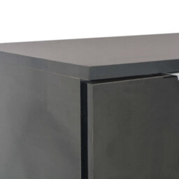 Berkfield Elegant Sideboard High Gloss Black 107X35X76 Cm - thumbnail 6