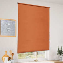 Lister Cartwright Blackout Plain Roller Blinds Windows Blind Child Safety Included (Tomato Cream, 60 Cm Width X 160 Cm Drop) - thumbnail 4