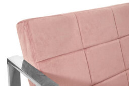 Orsina Pink Velvet Cocktail Chair, Easy To Adjust Comfy Chair, Effortless Cleaning Small Chair - thumbnail 6