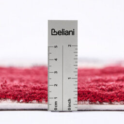 Beliani Ethos Home Hand-Tufted Cotton Rug 140 X 200 Cm Beige And Red Abstract Low Pile - thumbnail 6
