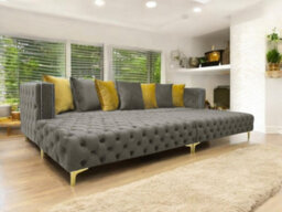 Stratus Interiors Ashley Chesterfield Cinema Room Sofa - Black - - thumbnail 4