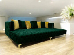 Stratus Interiors Ashley Chesterfield Cinema Room Sofa - Black - - thumbnail 6