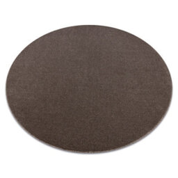 RugsX Eton Plus Circle Carpet Mocca Melange Brown Beige Circle 200 Cm - thumbnail 4