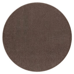 RugsX Eton Plus Circle Carpet Mocca Melange Brown Beige Circle 200 Cm - thumbnail 2