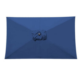 Rinse Bathrooms Outdoor Patio Garden Parasol 3X2M Sun Shade Umbrella Canopy W/crank Tilt Uv Protection Blue - thumbnail 5