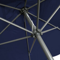 Rinse Bathrooms Outdoor Patio Garden Parasol 3X2M Sun Shade Umbrella Canopy W/crank Tilt Uv Protection Blue - thumbnail 6