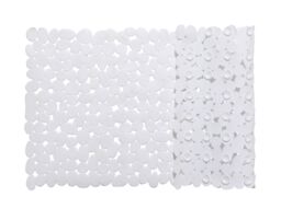 GoodHome Koros White Pebbles Rectangular Bath & Shower Mat (L)70Cm (W)33Cm - thumbnail 3
