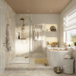 GoodHome Koros White Pebbles Rectangular Bath & Shower Mat (L)70Cm (W)33Cm - thumbnail 5