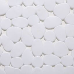 GoodHome Koros White Pebbles Rectangular Bath & Shower Mat (L)70Cm (W)33Cm - thumbnail 2