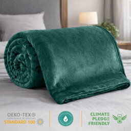 Pamposh Flannel Fleece King Size Throw Blankets Microfiber Solid Blankets For Bed And Couch Ultrasoft Plush Fleece Blanket - thumbnail 6