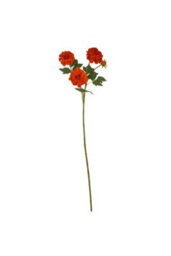 Vivid Orange African Marigold Large Artificial Flower Spray For Retail, Decor - thumbnail 2