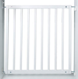 Safetots Simply Secure Wooden Gate, 72Cm - 79Cm, White, Wooden Stair Gate, Screw Fit Baby Gate, Safety Barrier - thumbnail 9