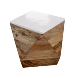 Buttercup Farm Alfie Side Table - Mango Wood - L40 X W40 X H45 Cm