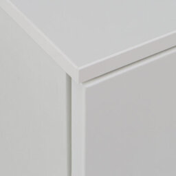 Sienna 4 Chest Of Drawers 1 Door In White/white High Gloss - thumbnail 7