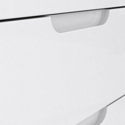 Sienna 4 Chest Of Drawers 1 Door In White/white High Gloss - thumbnail 8