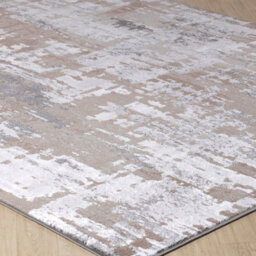 Livabliss Lustro-Abstract Beige Grey Off-White Modern Marble Living Dining Bedroom Rug 80 X 150 Cm Easy Care, Non Shedding - thumbnail 6