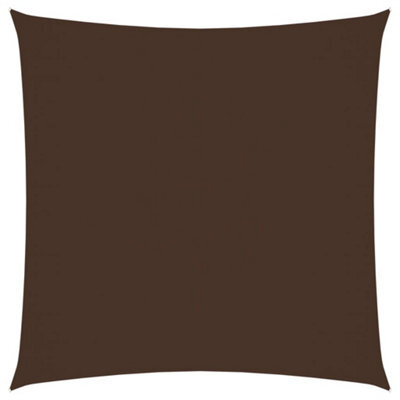 Berkfield Sunshade Sail Oxford Fabric Square 4.5X4.5 M Brown - image 1