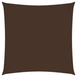 Berkfield Sunshade Sail Oxford Fabric Square 4.5X4.5 M Brown - thumbnail 1