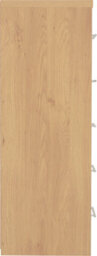 Seconique Seville 5 Drawer Chest Oak And White - thumbnail 5
