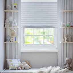 Furnished Stick On Blackout Blinds - No Drill Pleated Shades, Removable Blockout Shutters, White (W)85Cm X (L)210Cm - thumbnail 5