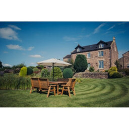 Churnet Valley Garden Furniture Ltd Valley 8 Seat Set 2Xc 2X3B - Timber - L220 X W330 X H95 Cm - Minimal Assembly Required - Set Of Waterproof Cushions Included - thumbnail 3