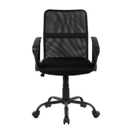 Black Mesh Office Chair (H)1050mm (W)600mm (D)570mm - thumbnail 2